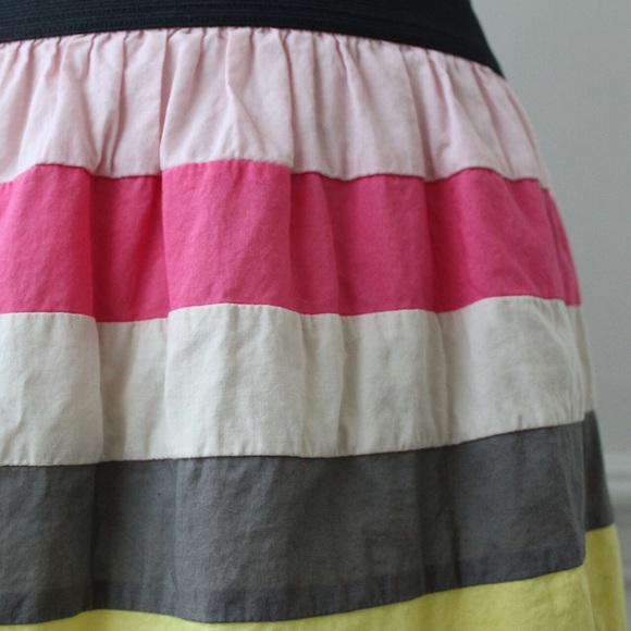 Candie’s Striped Mini Skirt w/Elastic Waist - Picture 5 of 8